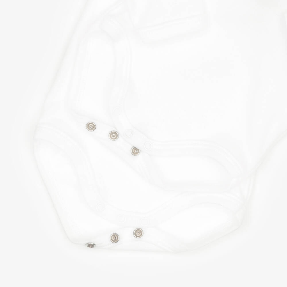 Petit Bateau-Белые боди из хлопка для малышей (2шт.) | Childrensalon