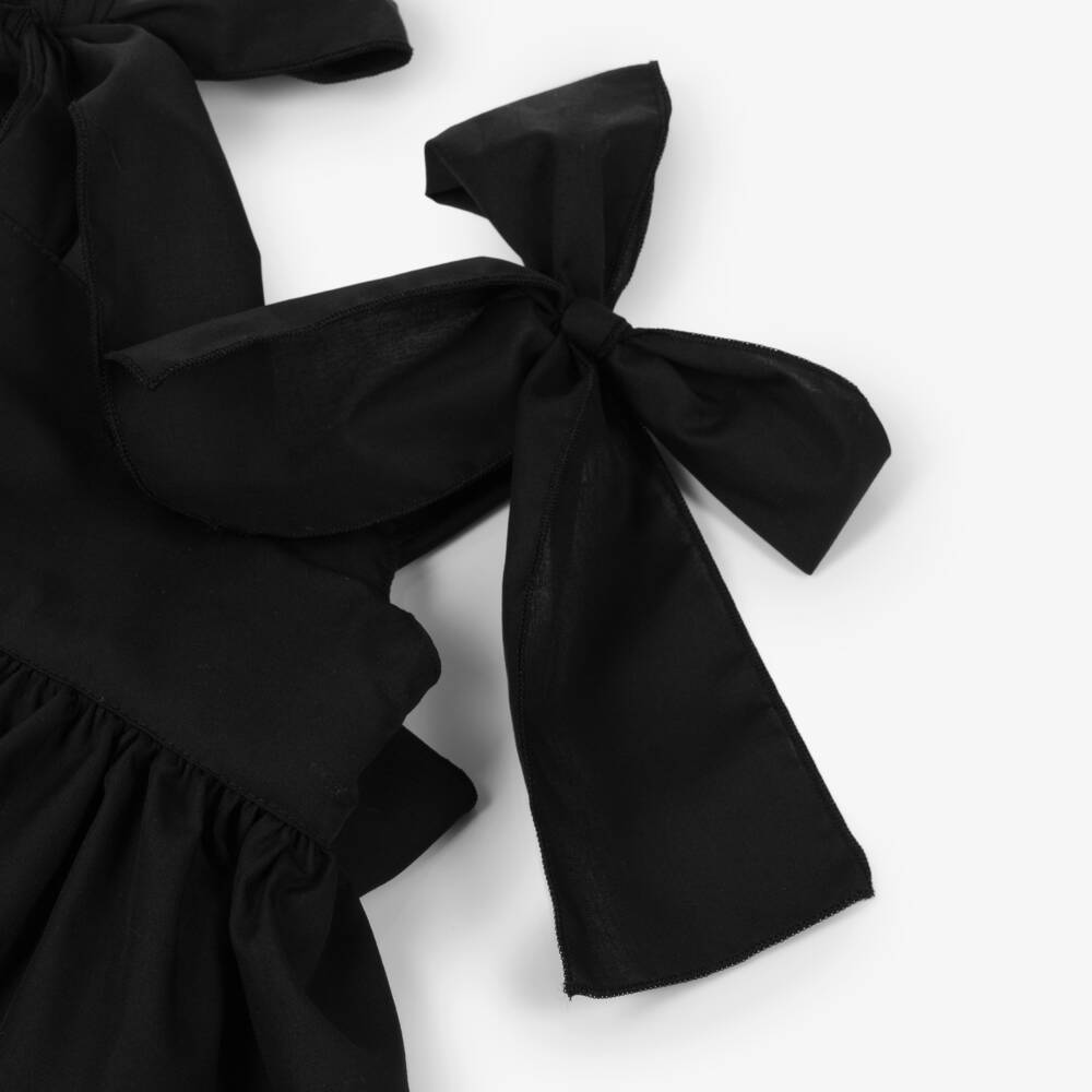 Phi Clothing-Girls Black Cotton Top | Childrensalon