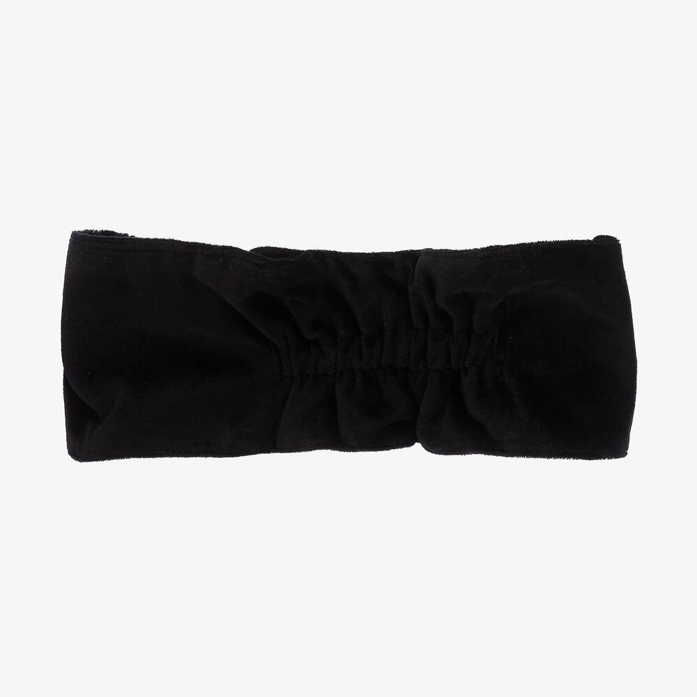 Phi Clothing-Girls Black Velvet Headband | Childrensalon