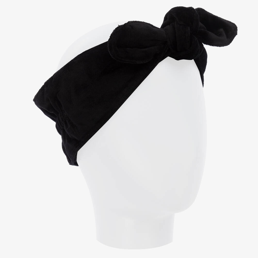 Phi Clothing-Girls Black Velvet Headband | Childrensalon