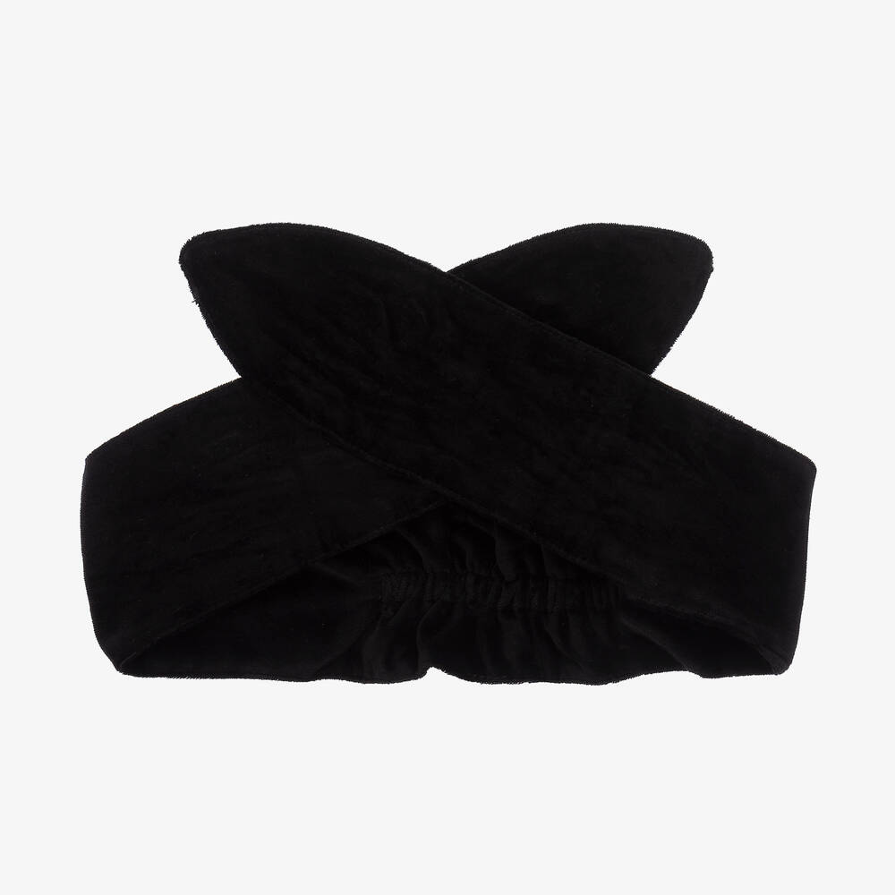 Phi Clothing-Girls Black Velvet Headband | Childrensalon