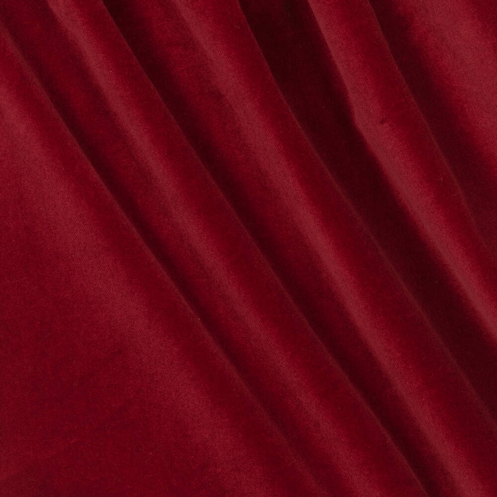 Phi Clothing-Красное бархатное платье с кружевом | Childrensalon