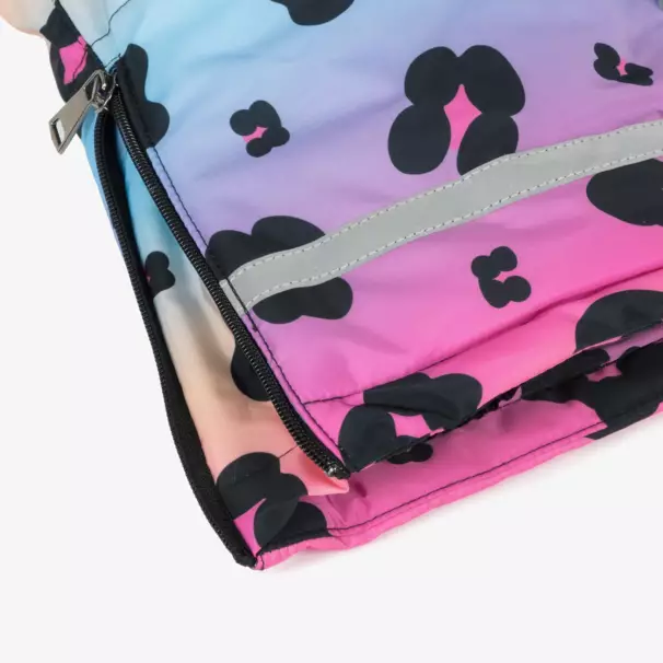 Pilguni-Girls Pink Leopard Print Ski Salopettes | Childrensalon