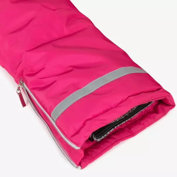 Pilguni-Girls Pink Ski Salopettes | Childrensalon