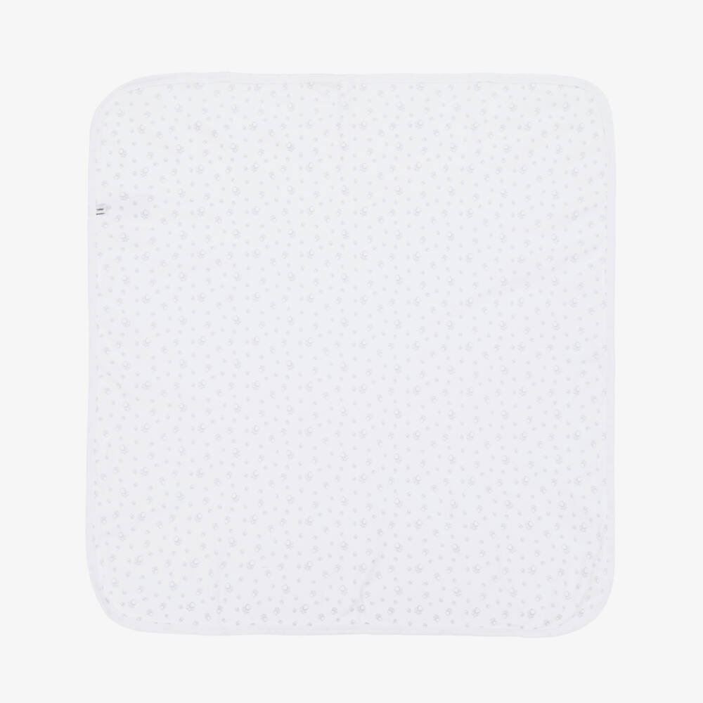 Pippi-Grey Cotton Bear & Paw Print Blankets (2 Pack) | Childrensalon