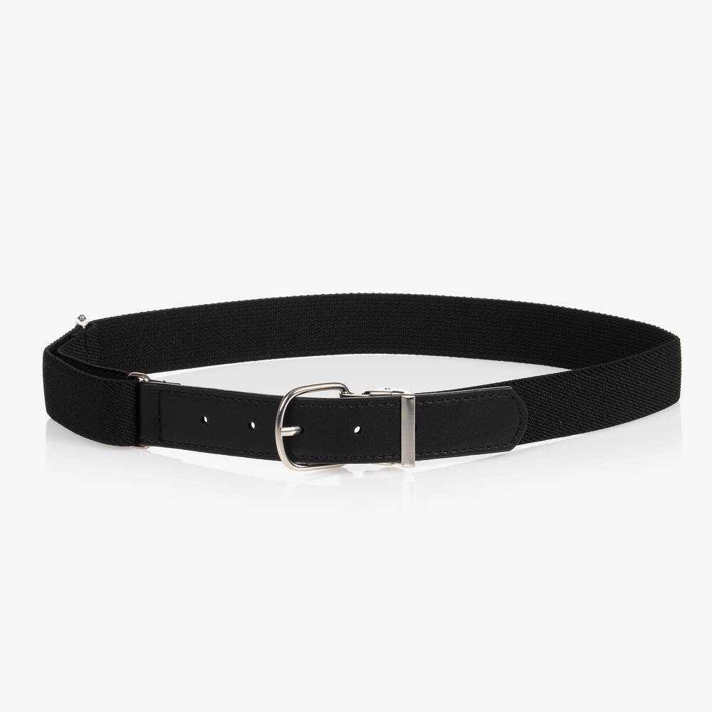 Playshoes-Black Elasticated Belt | Childrensalon