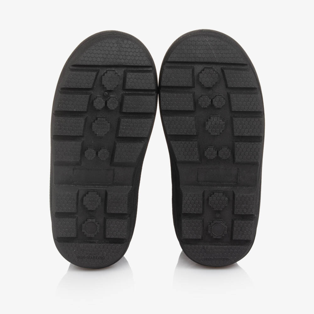 Playshoes-Blue & Black Drawstring Snow Boots | Childrensalon