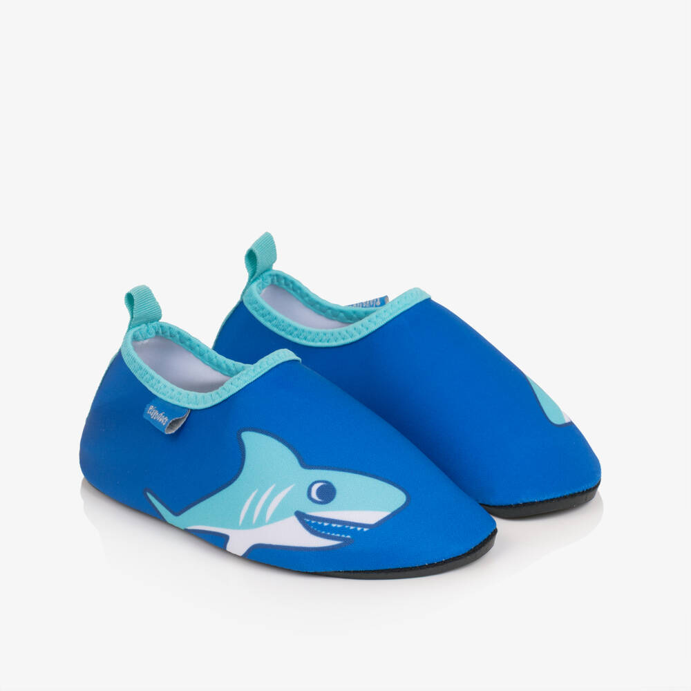 Playshoes-Blue Shark Aqua Shoes (UPF50+) | Childrensalon
