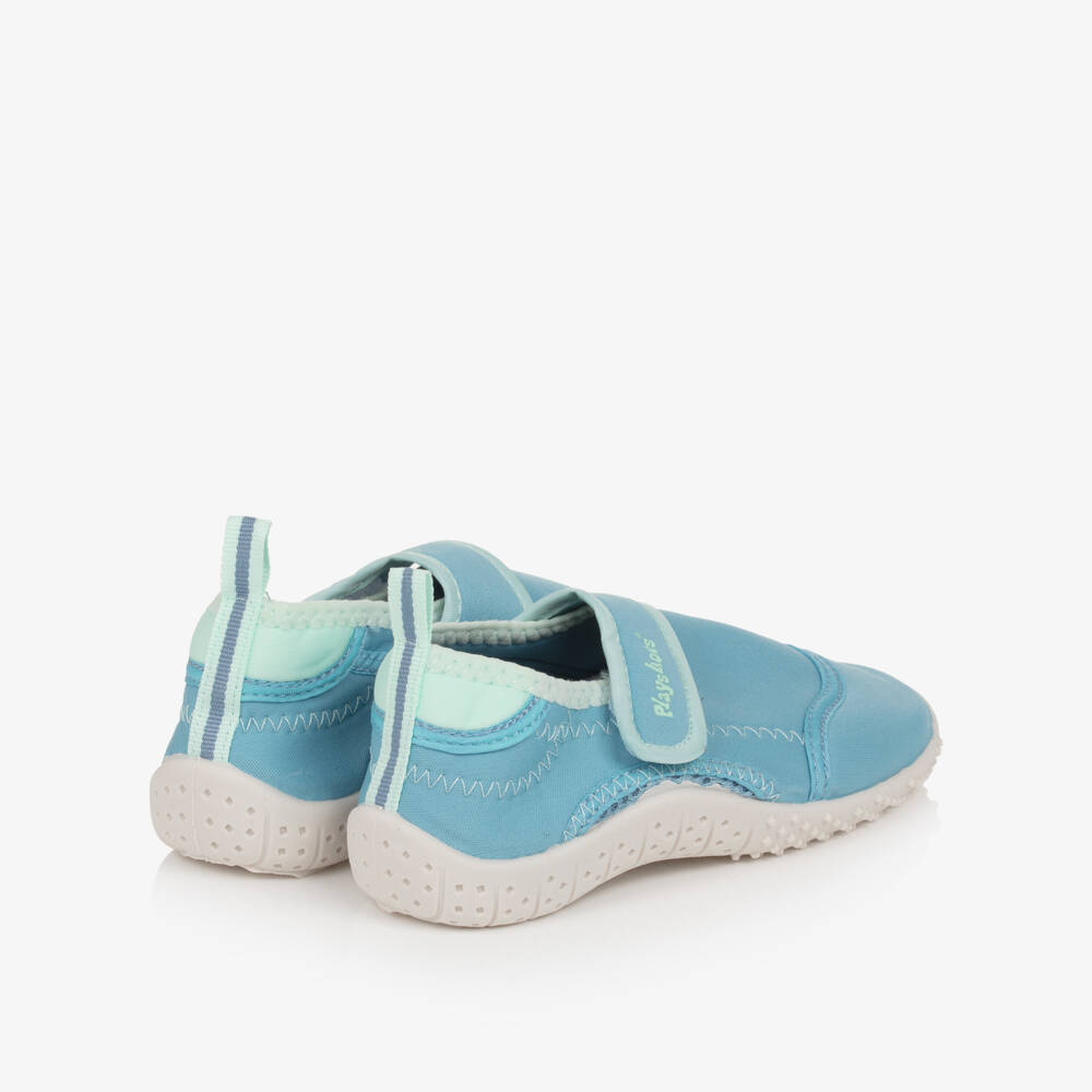 Playshoes-Blue Velcro Aqua Shoes | Childrensalon