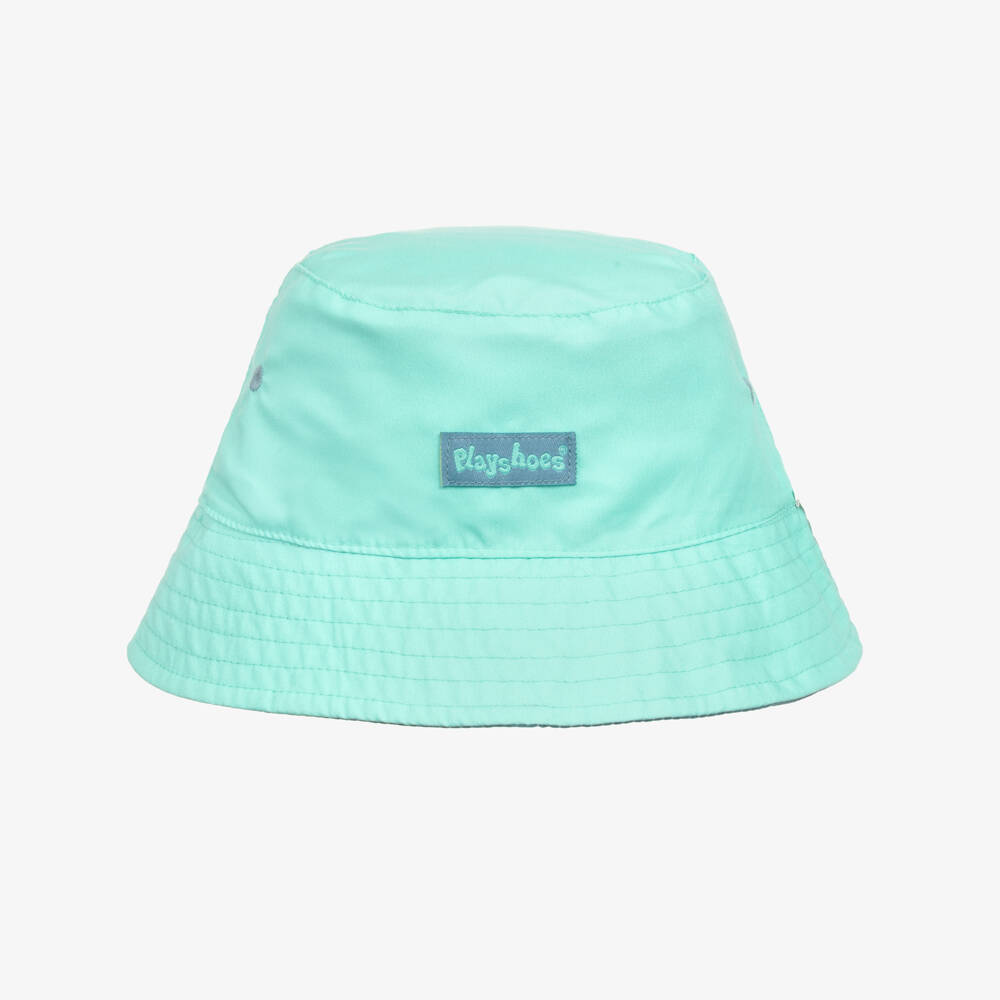 Playshoes-Boys Blue Reversible Bucket Hat (UPF50+) | Childrensalon