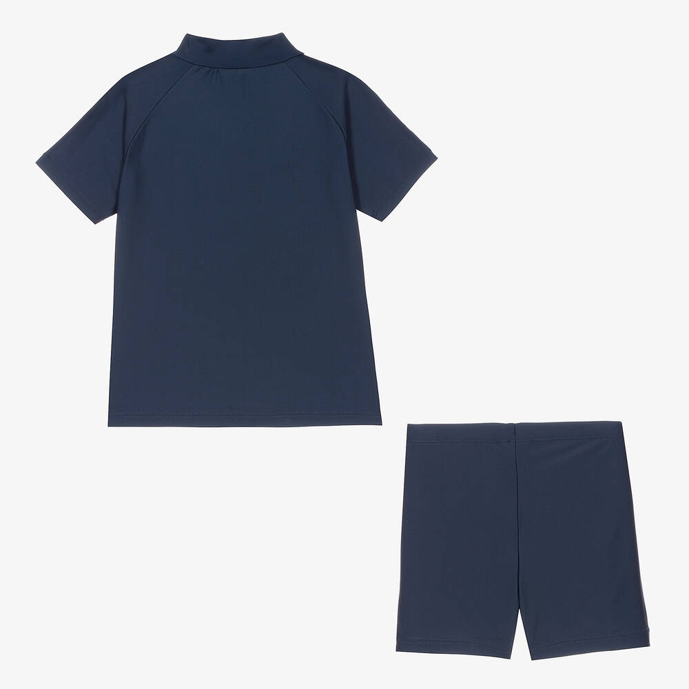 Playshoes-Boys Blue Swim Shorts Set (UPF50+) | Childrensalon