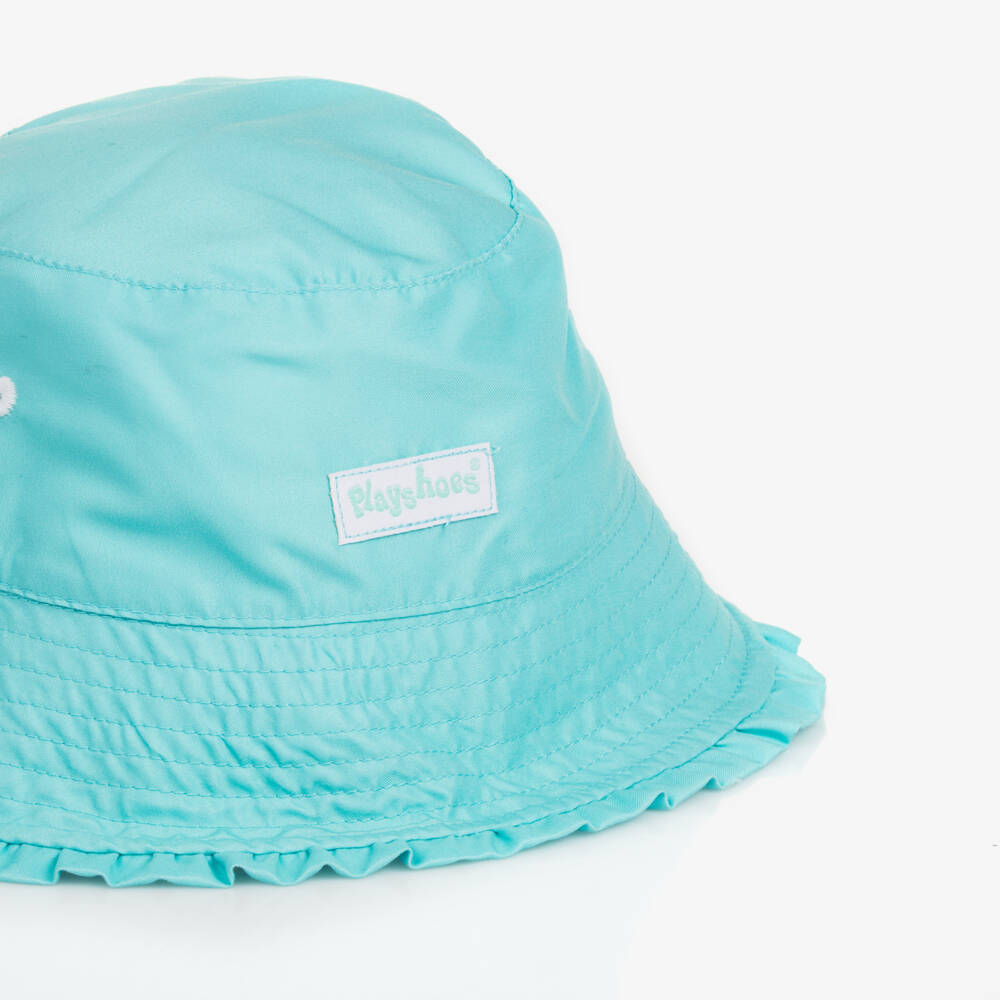 Playshoes-Girls Green Reversible Bucket Hat (UPF40+) | Childrensalon