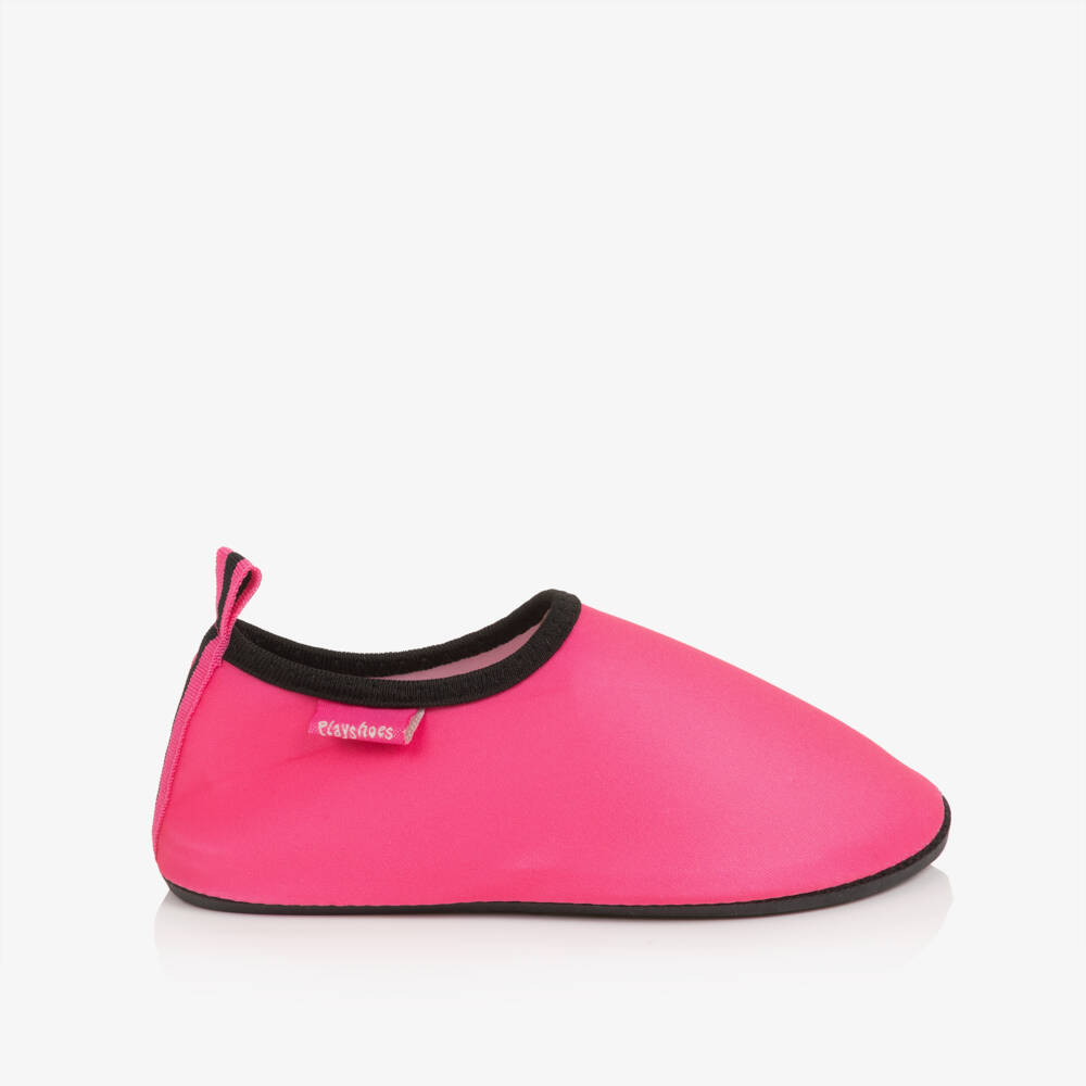 Playshoes-Girls Pink Aqua Shoes (UPF50+) | Childrensalon