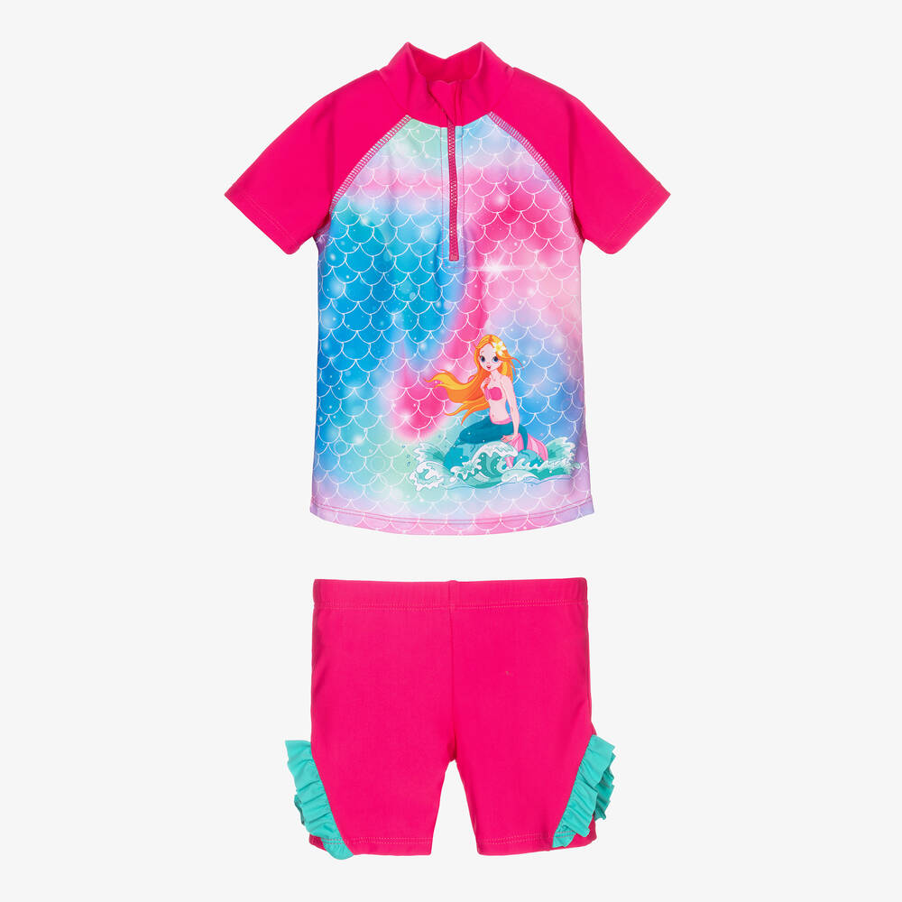 Playshoes-طقم سباحة لون زهري | Childrensalon