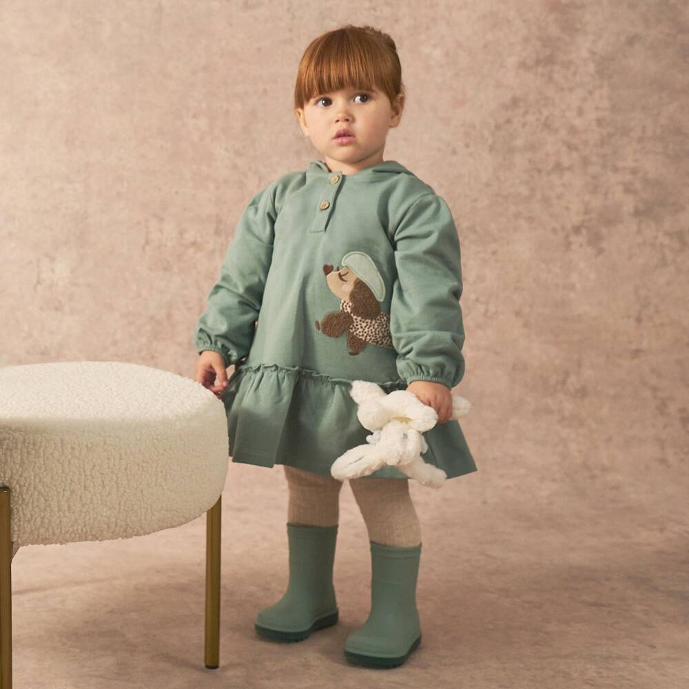 Playshoes-Green Rubber Rain Boots | Childrensalon