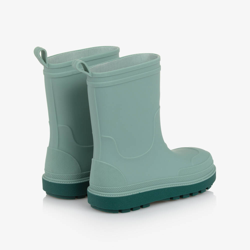 Playshoes-Green  Rubber Rain Boots | Childrensalon