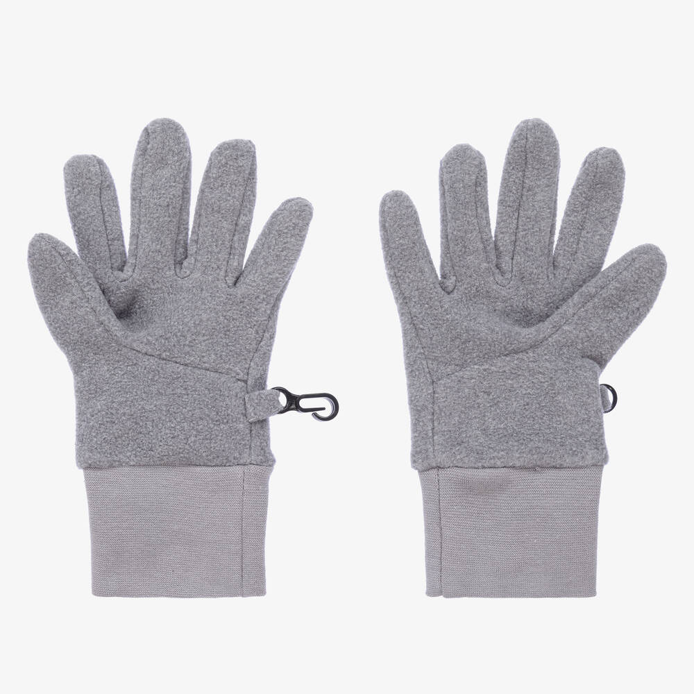 Playshoes-Grey Fleece Gloves | Childrensalon