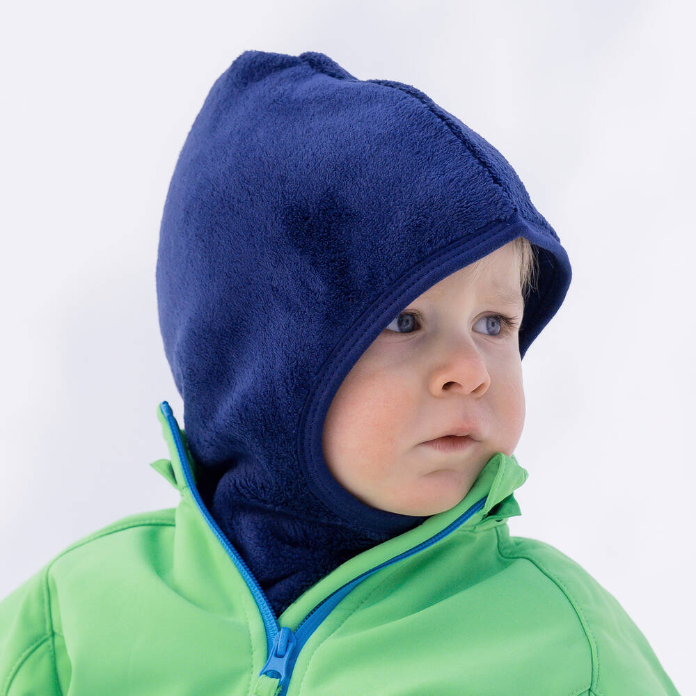 Playshoes-Navy Blue Fleece Balaclava  | Childrensalon