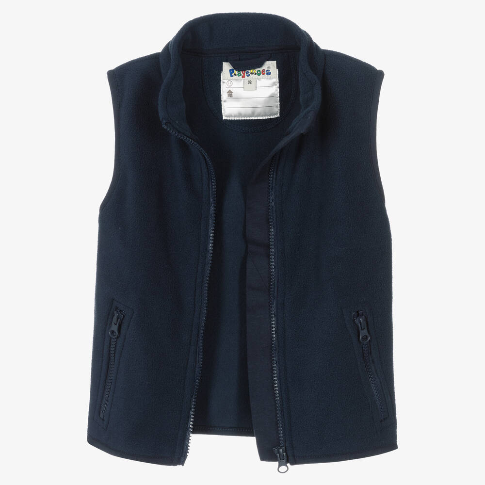 Playshoes-Синий флисовый жилет | Childrensalon