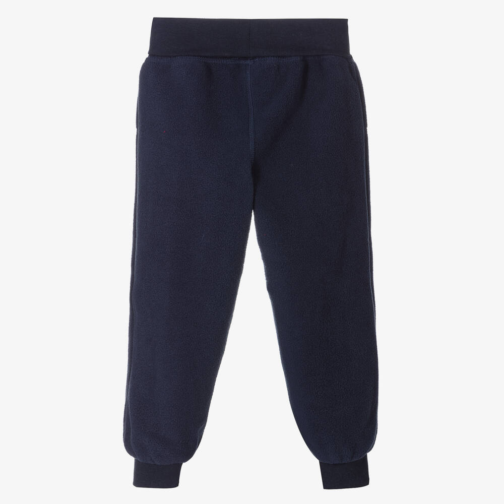 Playshoes-Navy Blue Polar Fleece Joggers | Childrensalon