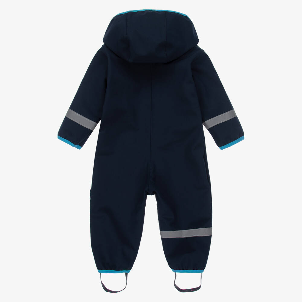 Playshoes-Navy Fleece-Lined Rain Suit | Childrensalon