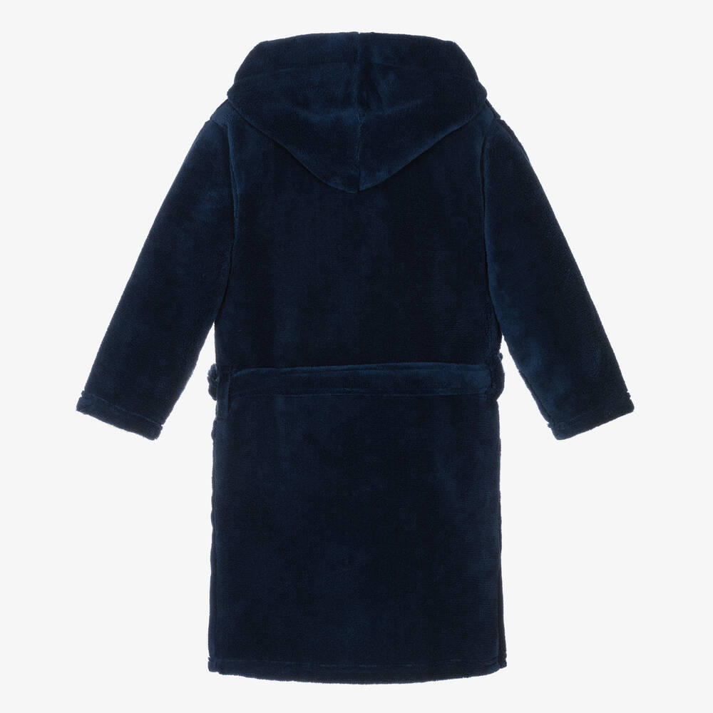 Playshoes-Personalised Blue Fleece Dressing Gown | Childrensalon