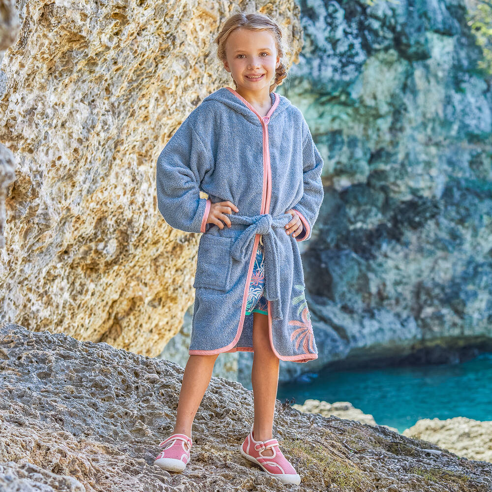 Playshoes-Pink Mesh Aqua Shoes | Childrensalon