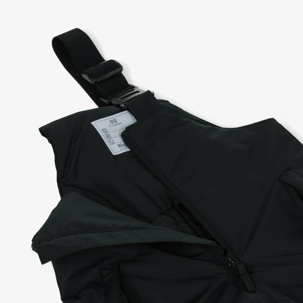 Playshoes-Plain Black Technical Ski Trousers | Childrensalon