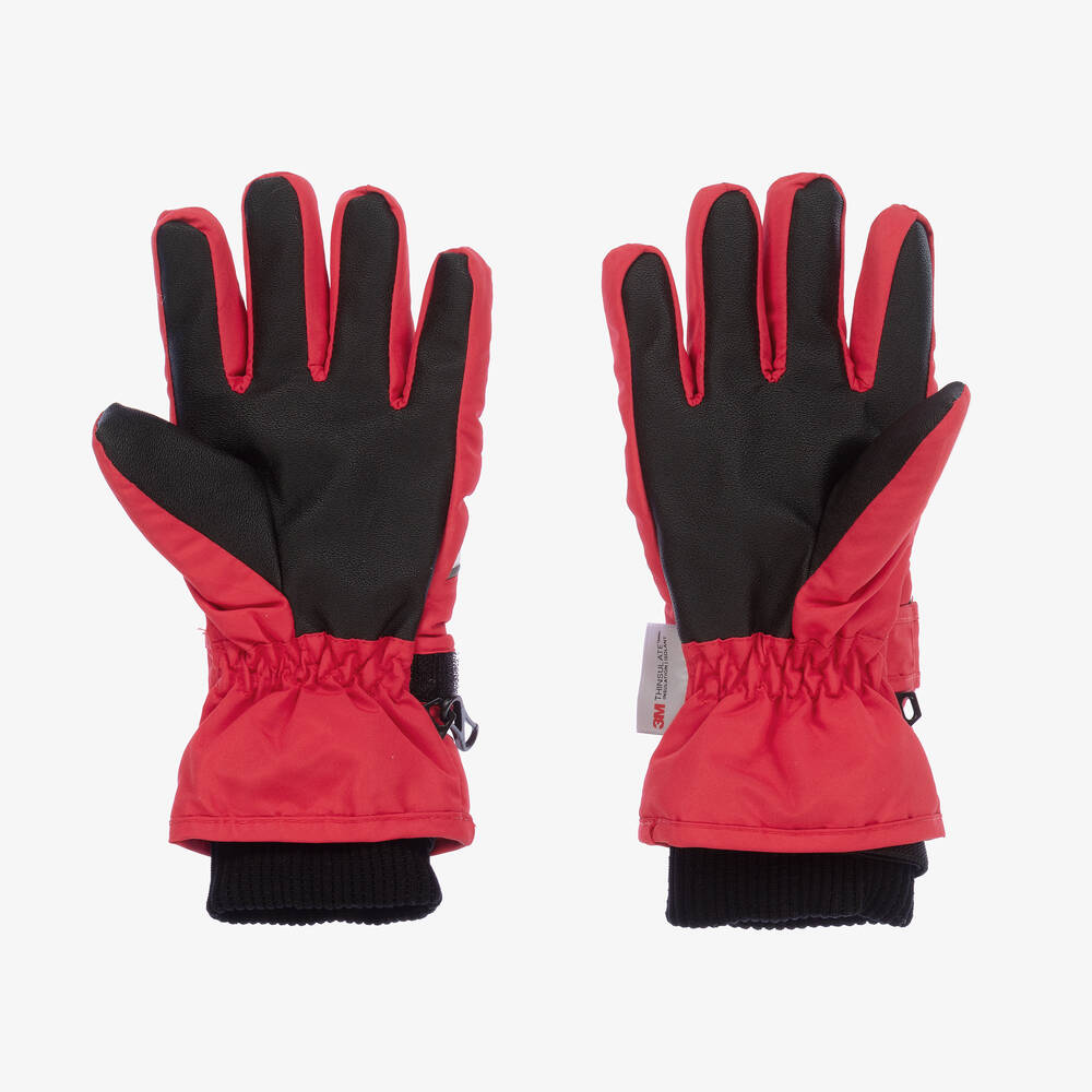 Playshoes-Red Ski Gloves | Childrensalon