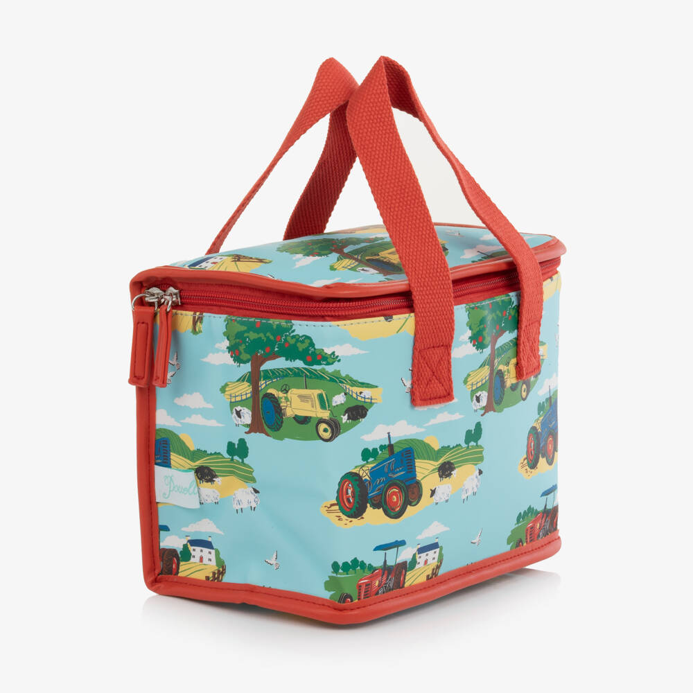 Powell Craft-Boys Blue Countryside Print Lunch Bag (21cm) | Childrensalon