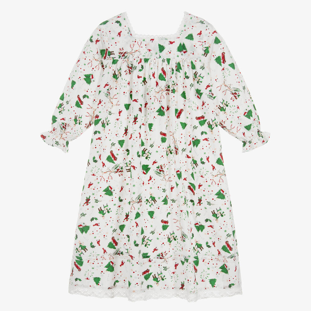 Powell Craft-Girls Christmas Nightdress | Childrensalon