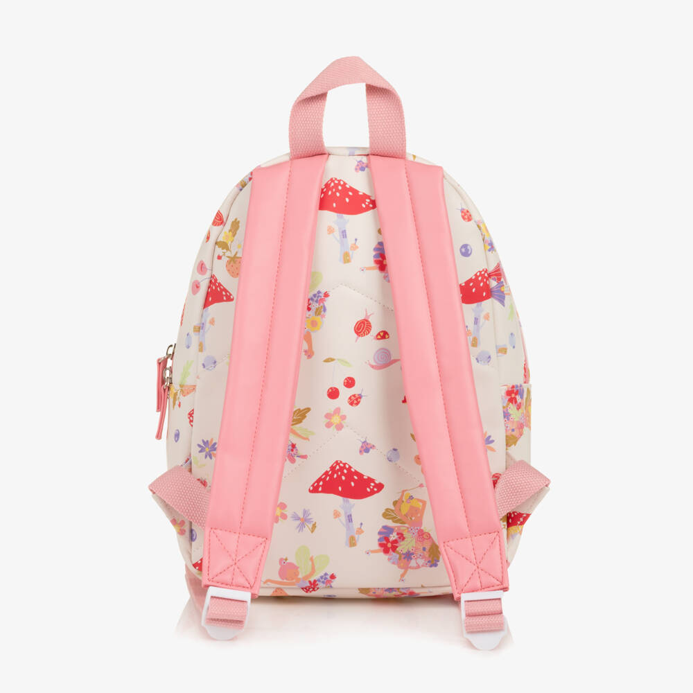 Powell Craft-Girls Pink Fairy Print Backpack (32cm) | Childrensalon