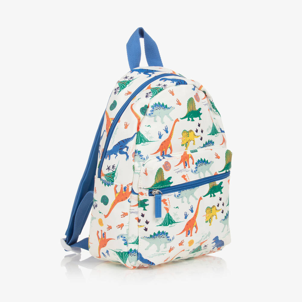 Powell Craft-Ivory Dinosaur Print Backpack (31cm) | Childrensalon