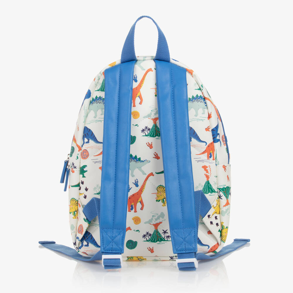 Powell Craft-Ivory Dinosaur Print Backpack (31cm) | Childrensalon