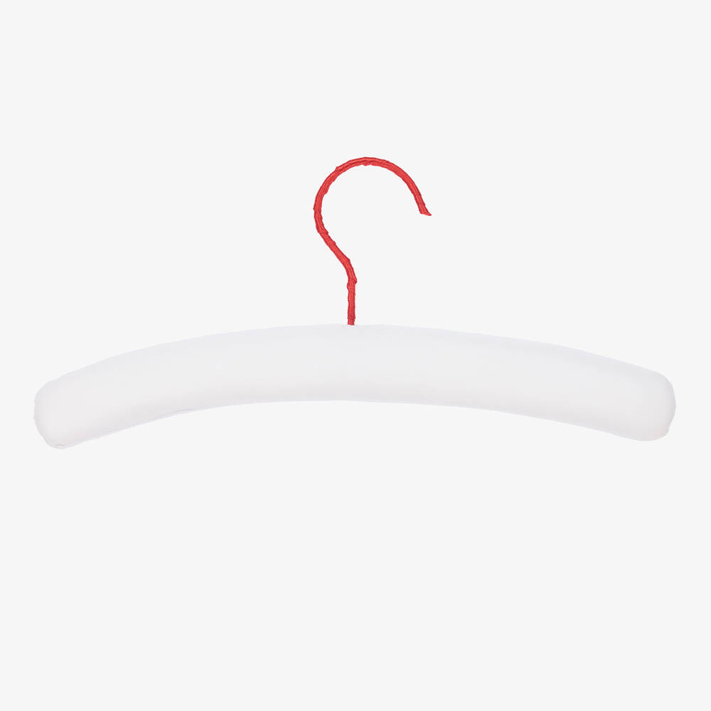 Powell Craft-White Tractor Clothes Hanger (31cm) | Childrensalon