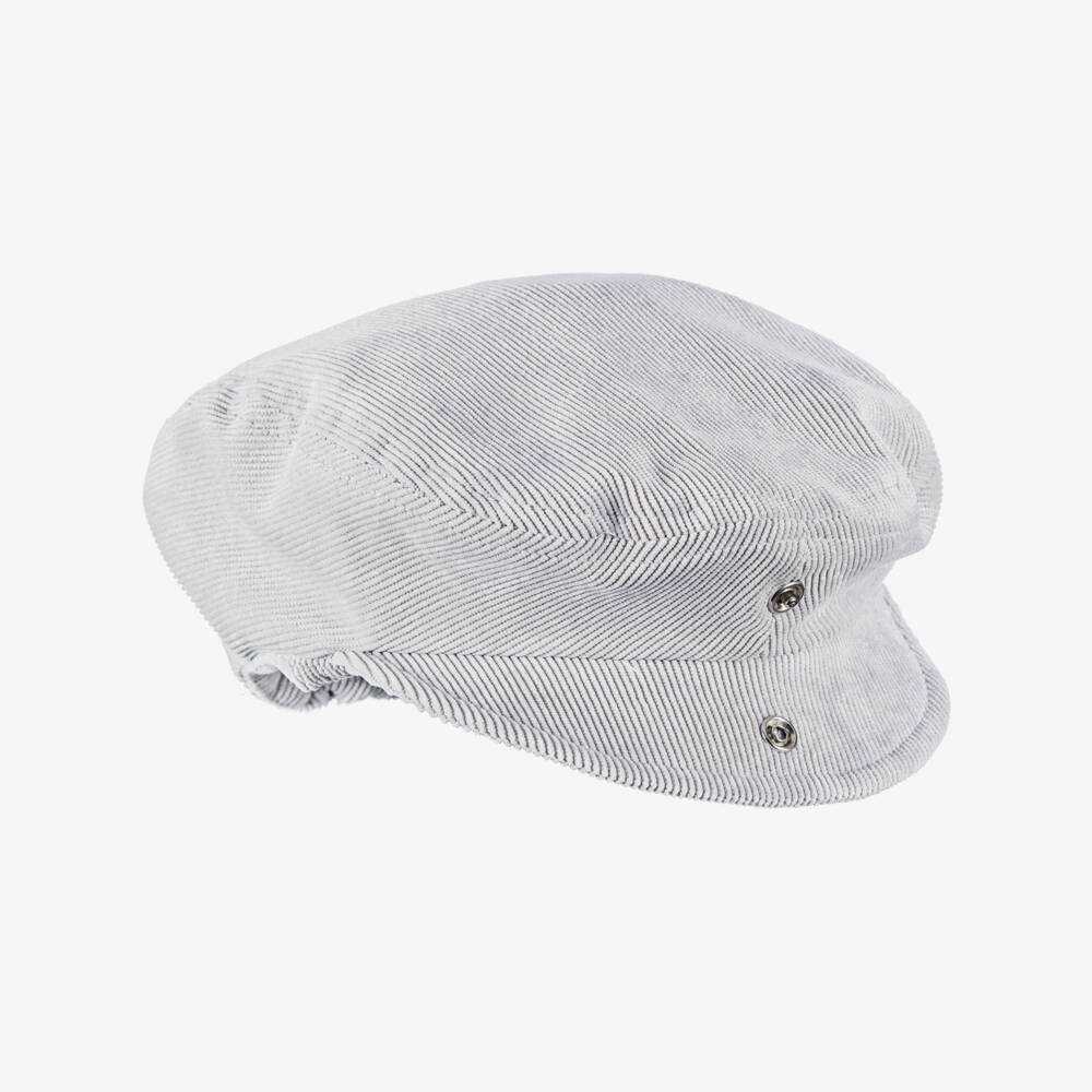 Pretty Originals-Boys White & Grey Needlecord Shorts Set | Childrensalon