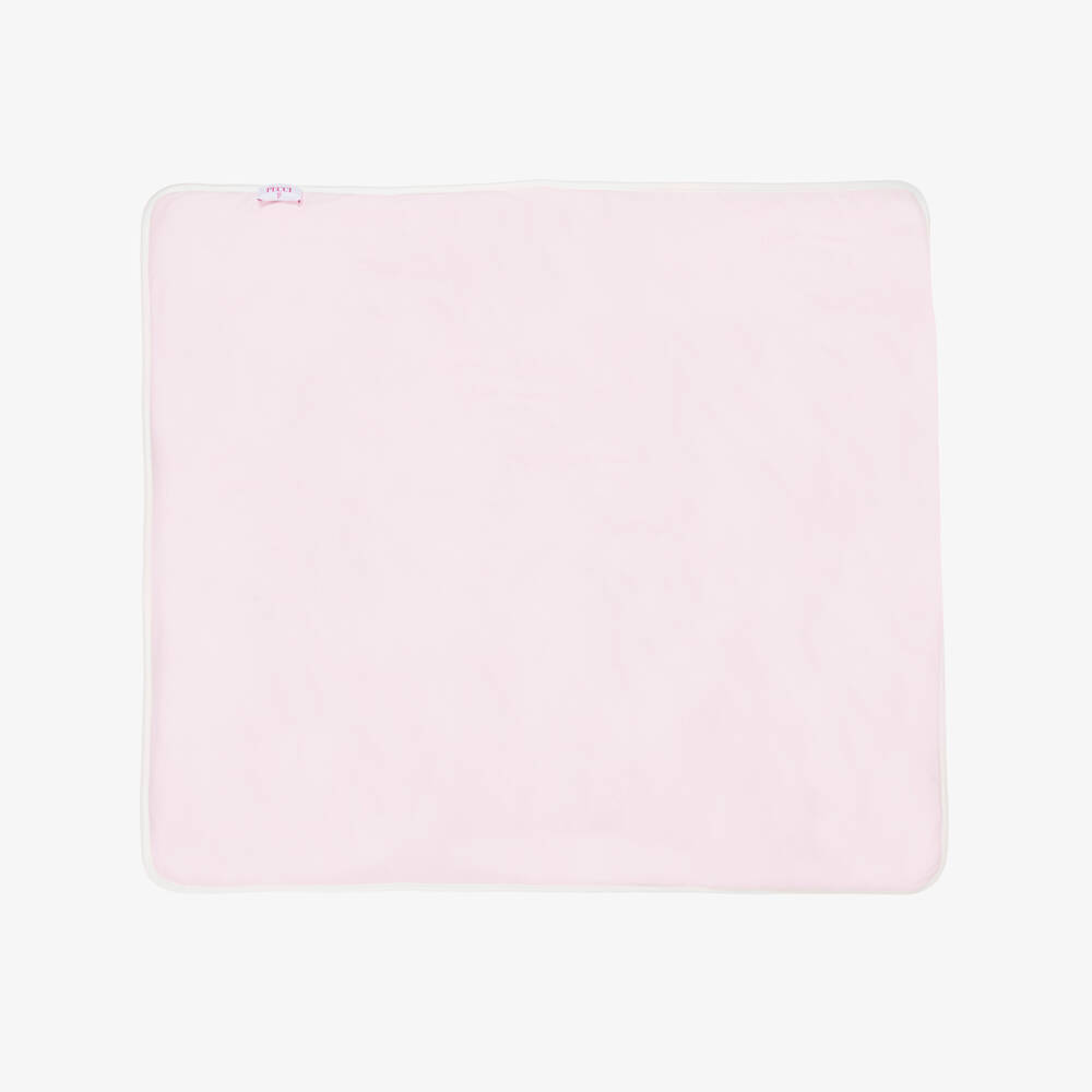 PUCCI-بطانية بطبعة Onde لون زهري وبنفسجي ليلاك للبنات (89 سم) | Childrensalon