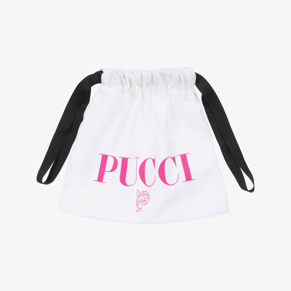 PUCCI-Baby Girls Pink & Purple Orchidee Print Bow Headband | Childrensalon