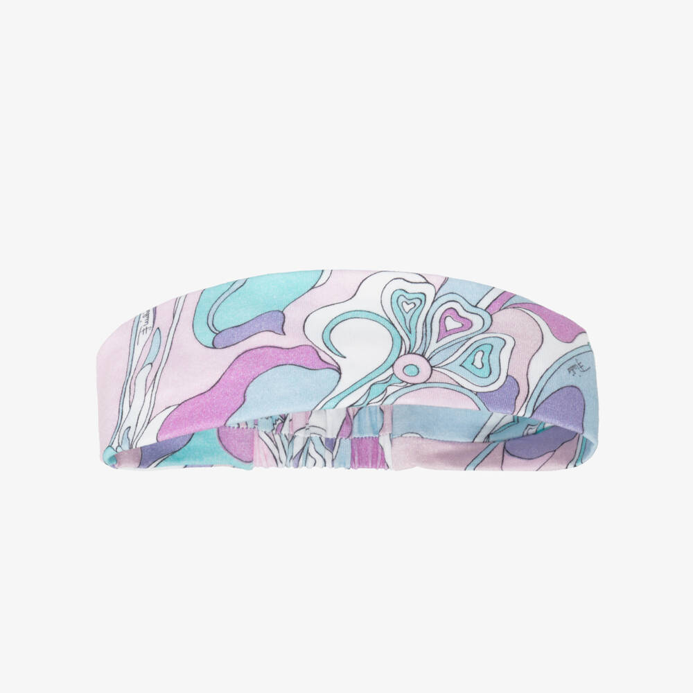 PUCCI-Girls Lilac & Pink Orchidee Headband | Childrensalon