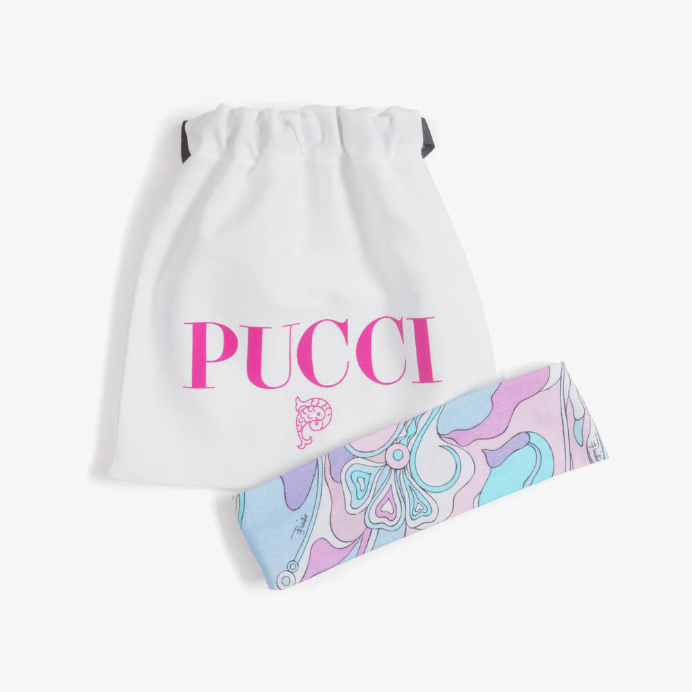 PUCCI-Girls Lilac & Pink Orchidee Headband | Childrensalon