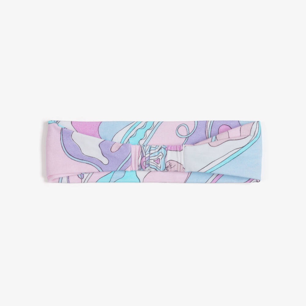 PUCCI-Girls Lilac & Pink Orchidee Headband | Childrensalon