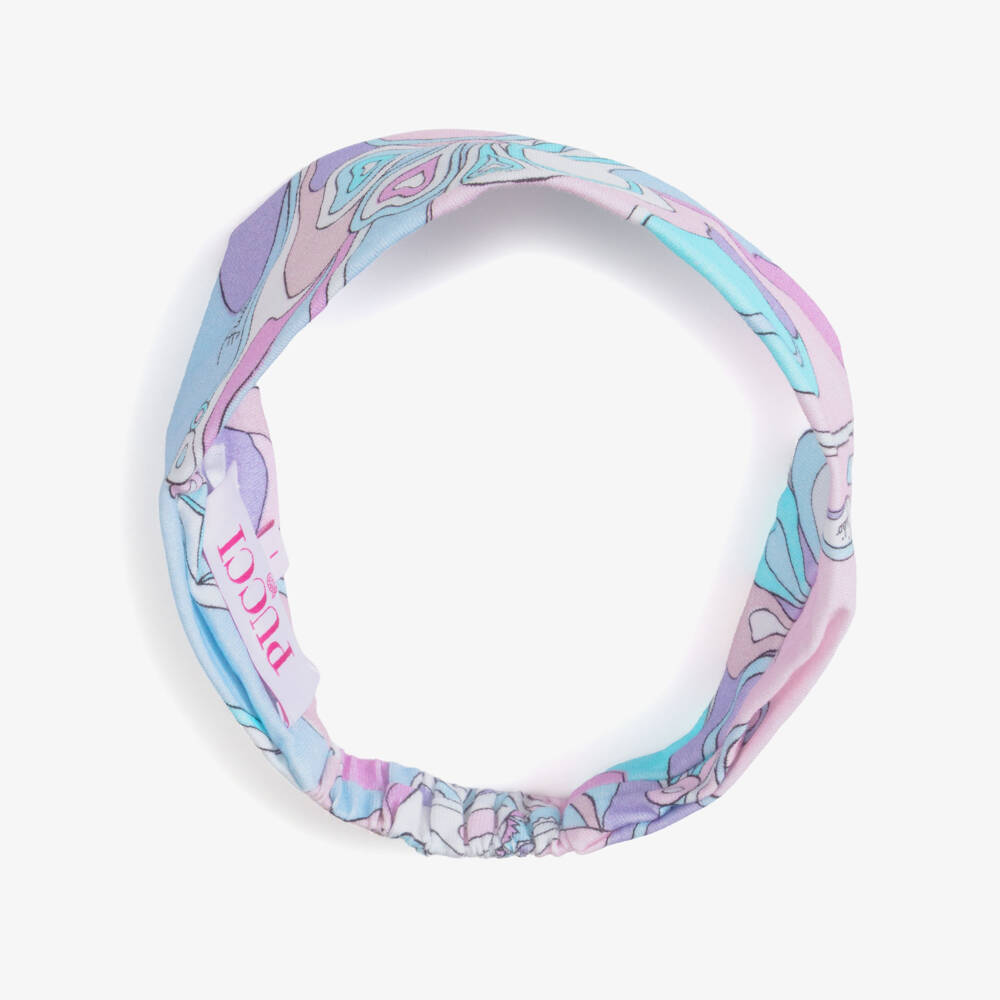 PUCCI-Girls Lilac & Pink Orchidee Headband | Childrensalon