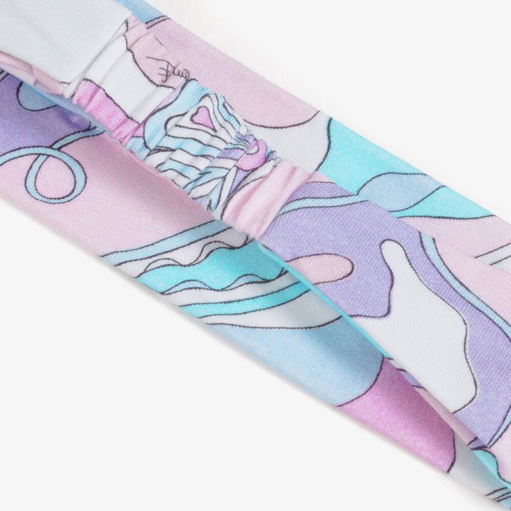 PUCCI-Girls Lilac & Pink Orchidee Headband | Childrensalon