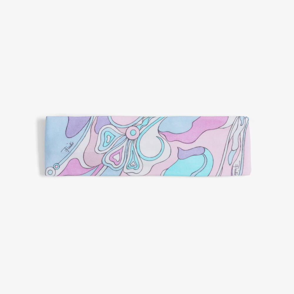 PUCCI-Girls Lilac & Pink Orchidee Headband | Childrensalon