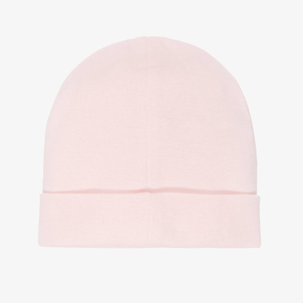 Pureté Du... Bébé-Baby Girls Pink Layette Hat | Childrensalon