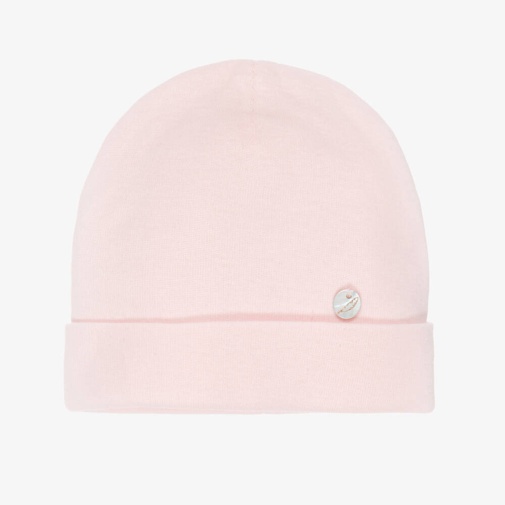 Pureté Du... Bébé-Baby Girls Pink Layette Hat | Childrensalon