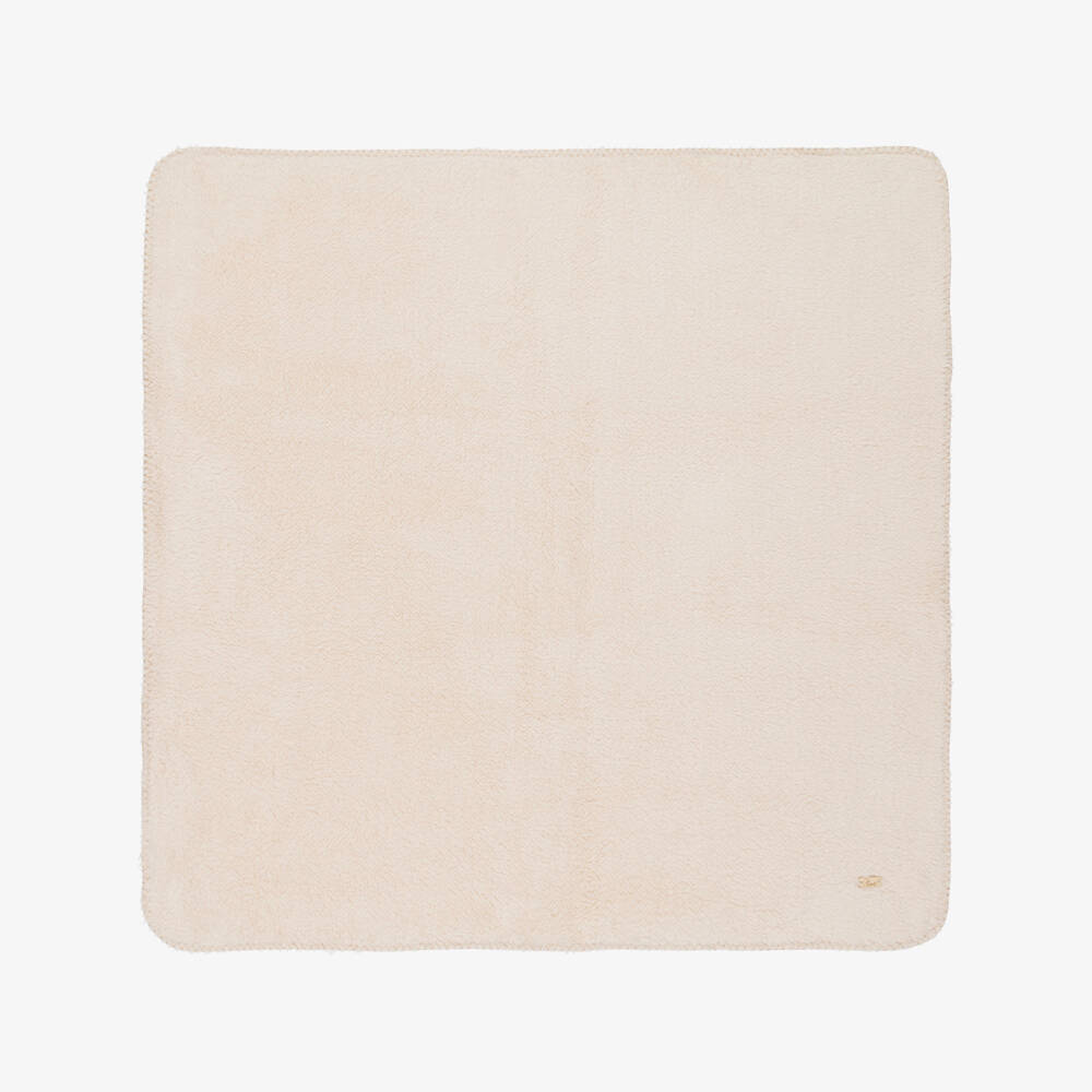 Pureté Du... Bébé-Beige Teddy Fleece Blanket (75cm) | Childrensalon