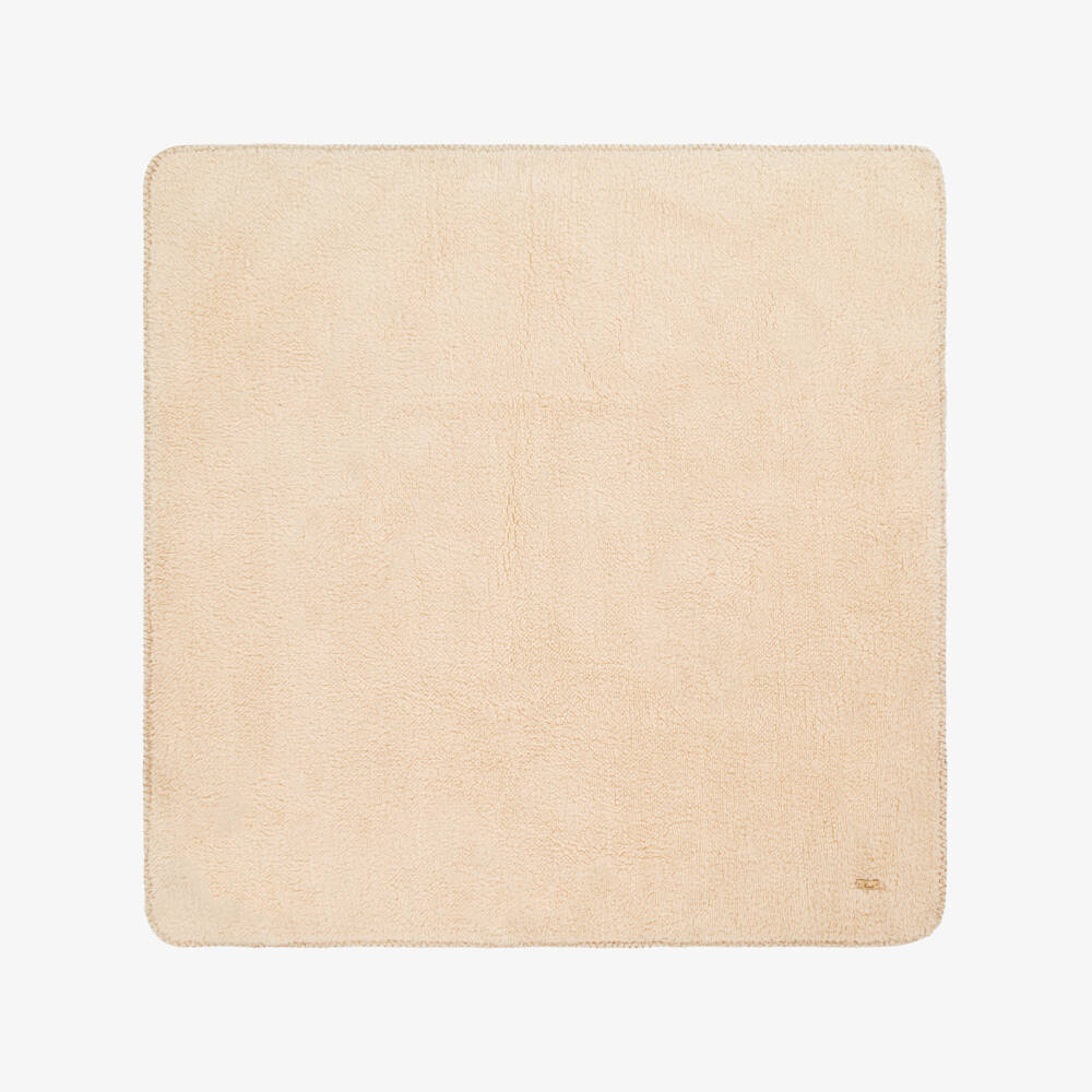 Pureté Du... Bébé-Beige Teddy Fleece Blanket (76cm) | Childrensalon