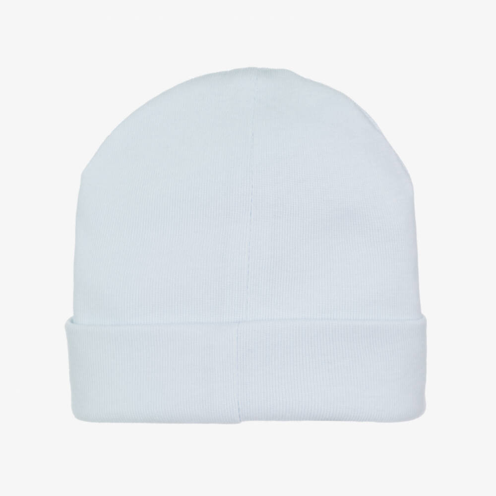 Pureté Du... Bébé-قبعة لاييت بيبي قطن لون أزرق | Childrensalon