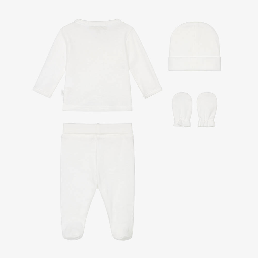 Pureté Du... Bébé-Ivory Babysuit Set | Childrensalon